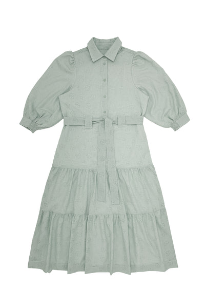 Scarlett Dress Green Gingham #8511GM