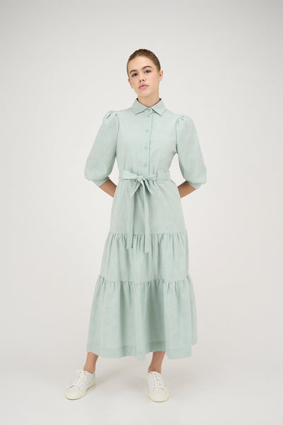 Scarlett Dress Green Gingham #8511GM
