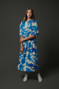 Maggie Dress in Blue Flowers #8523BF