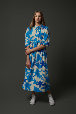 Maggie Dress in Blue Flowers #8523BF