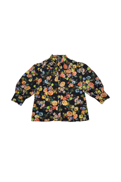 Katherine Blouse Multicolored Flowers #8524MC