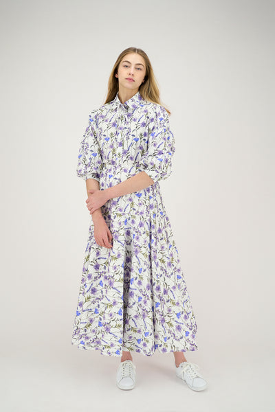 Fernanda Skirt Purple Flowers #8320PRF