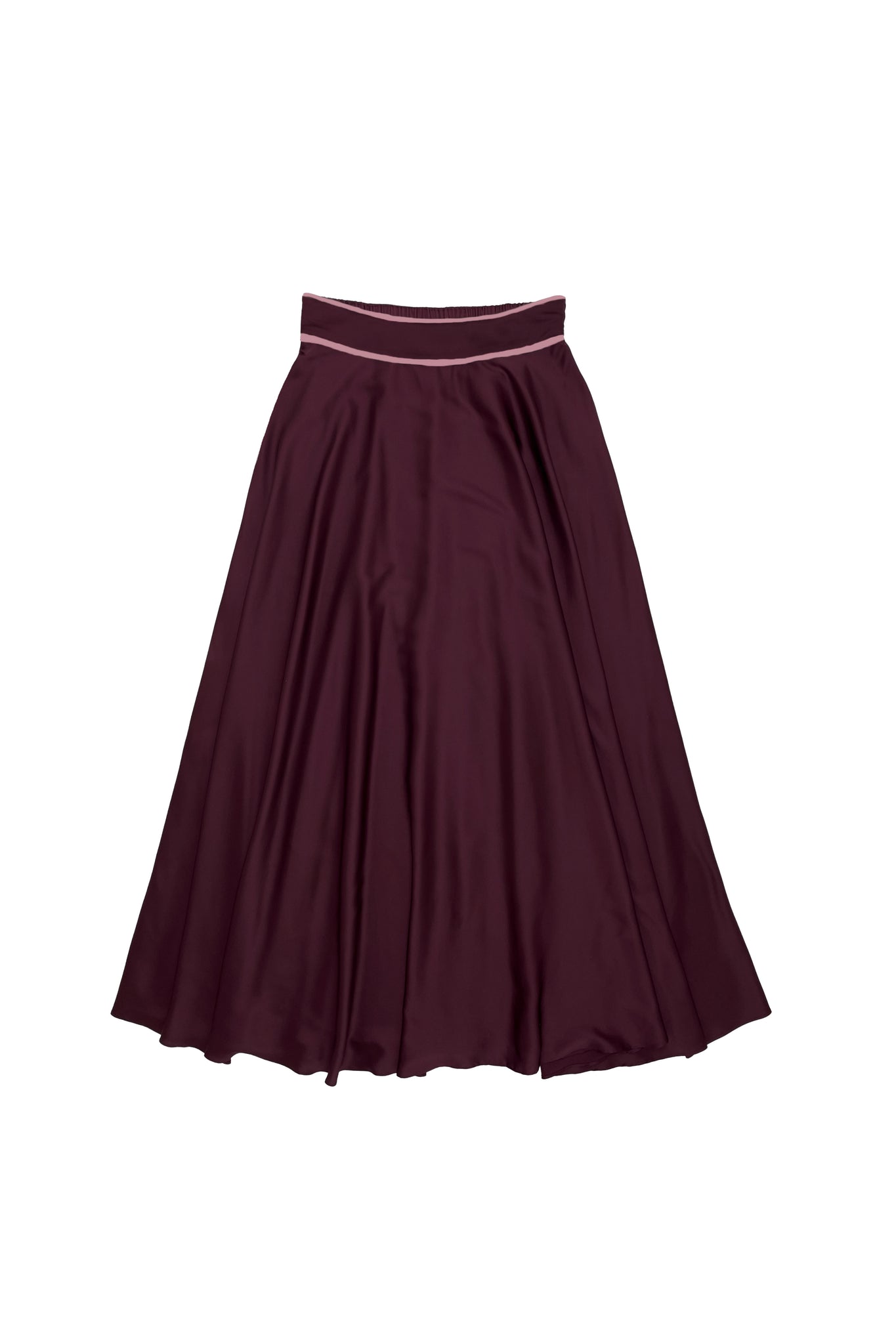 Elsie Skirt Eggplant #8547BUR