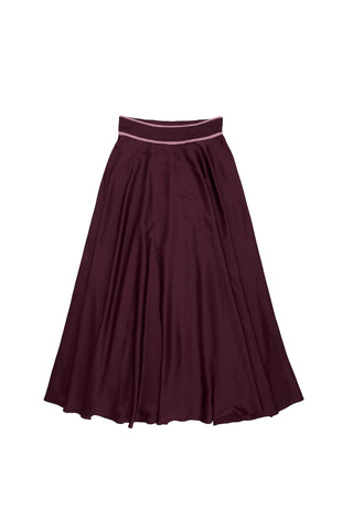 Elsie Skirt Eggplant #8547BUR