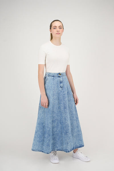 Kirsten Skirt in Denim #8558DNM FINAL SALE