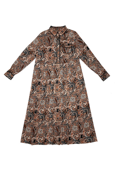 Carmen Dress in Paisley #8612BB