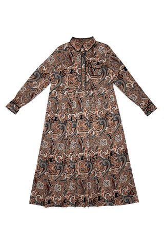 Carmen Dress in Paisley #8612BB
