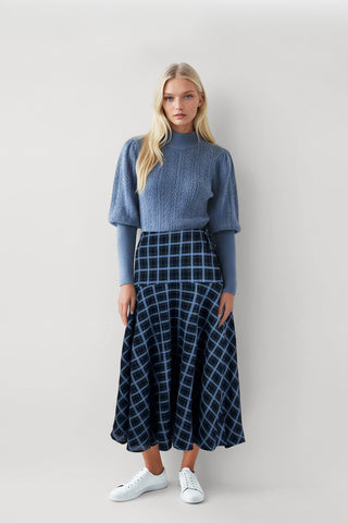 Sydney Sweater Dusty Blue #8629EOE