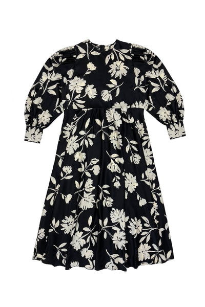 Tatiana Dress Black and White Print #8639BW