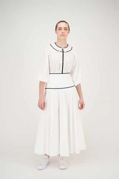 Aurora Blouse with Embroidery #8702EMB FINAL SALE