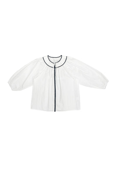 Aurora Blouse with Embroidery #8702EMB FINAL SALE