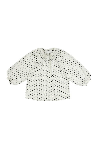 Evita Blouse Polka-Dots #8703DTS