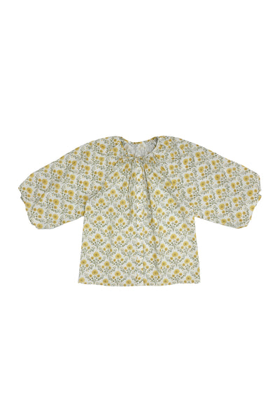 Evita Blouse Yellow Flowers #8703YF
