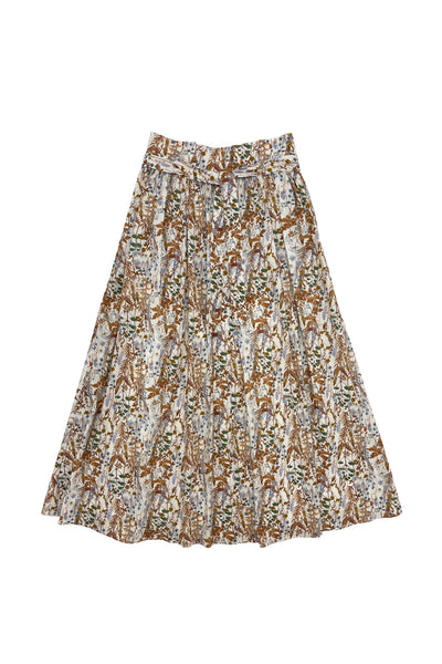 Amelia Skirt Rust Print #8723BRBL