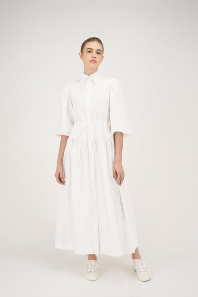 Sylvia Dress in White #8738WH