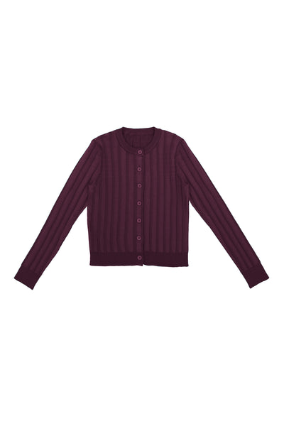 Patti Cardigan in Plum #8847PLZK