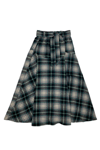 Ziva Skirt Blue Plaid #8868BGPL
