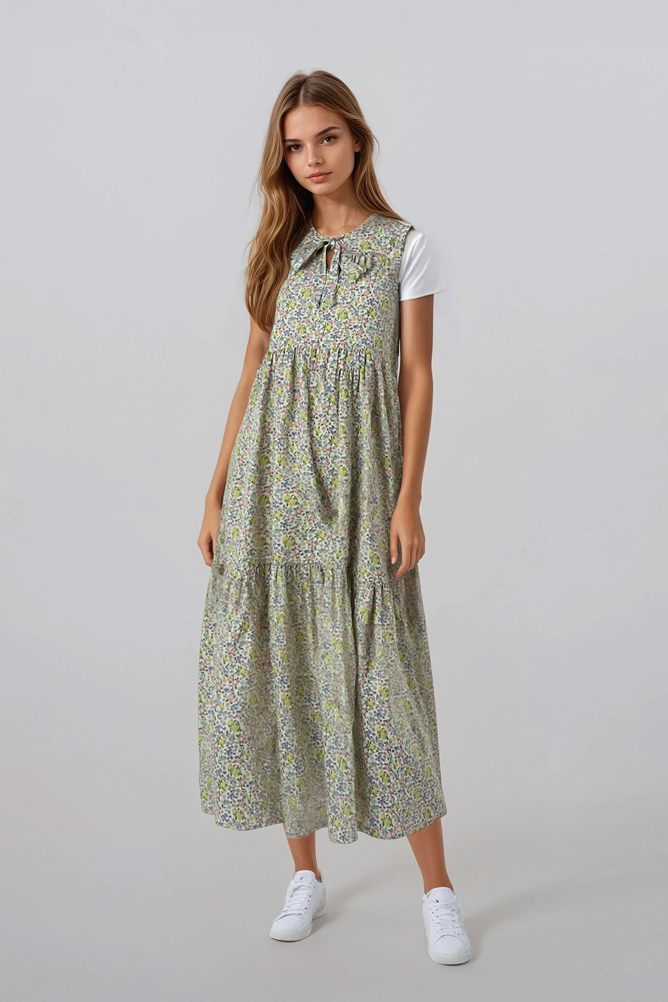Carol Jumper in Small Flower Print #1631SMF FINAL SALE
