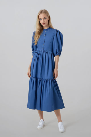 Ella Dress in Blue #7925BLU FINAL SALE