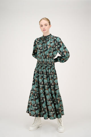 Stella Dress Moss Print #7942CMP