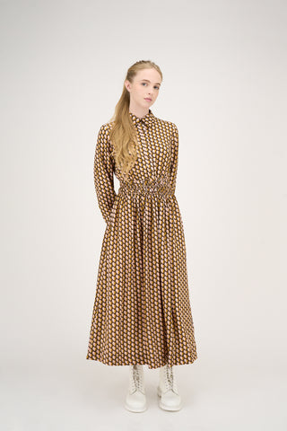 Avery Dress in Geometric Hearts Print #8404GH