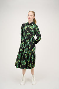Ella Dress in Green Butterflies #7925GB
