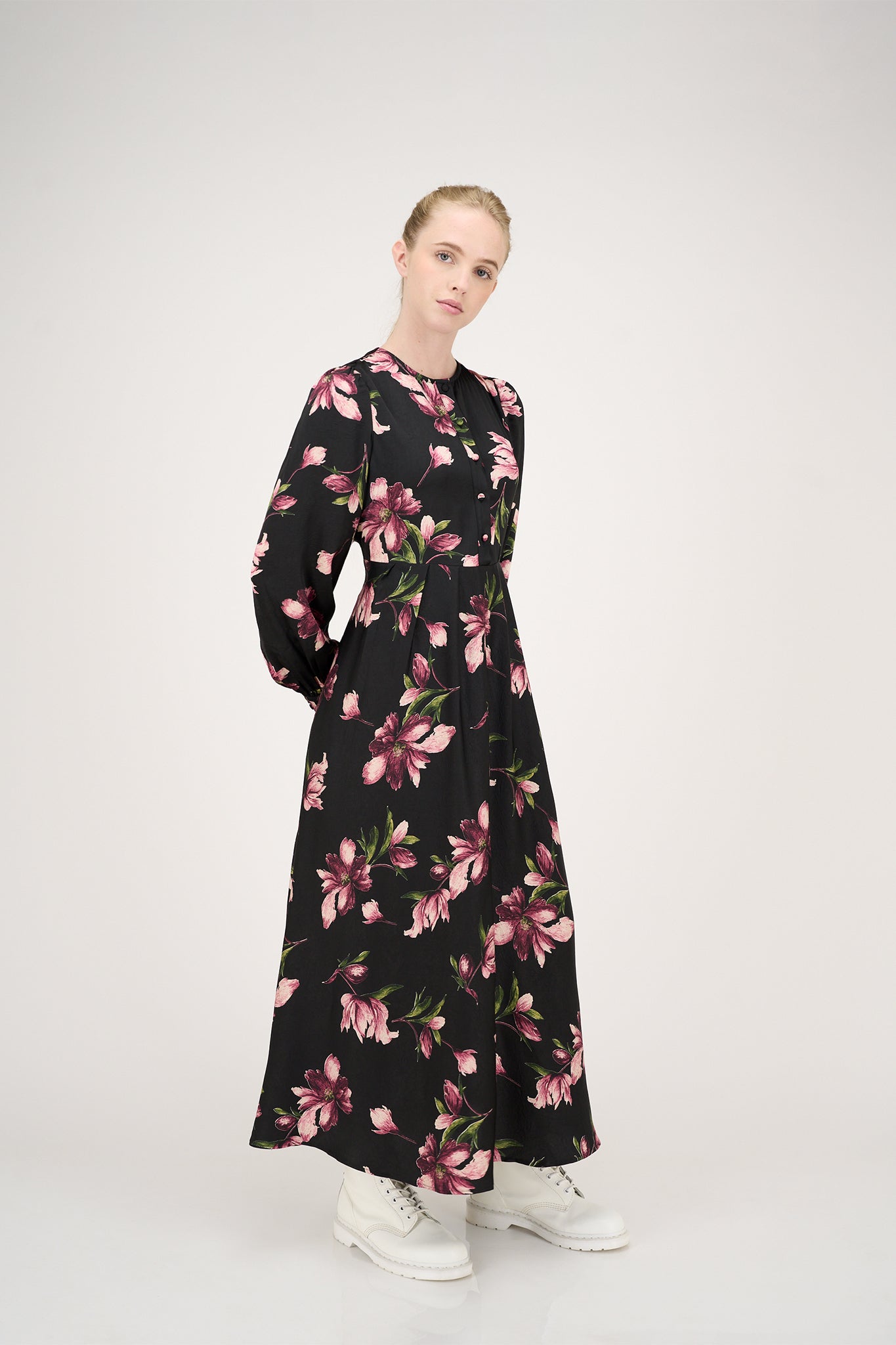 Irina Dress Flowers Print #8638FK