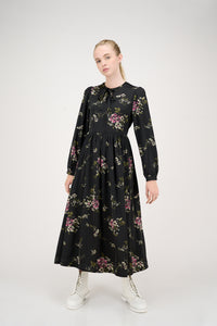 Bridget Dress Purple Flowers #8235BKF