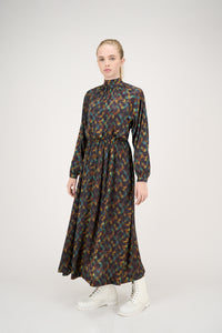 Michelle Dress Graphic Print #8408HM