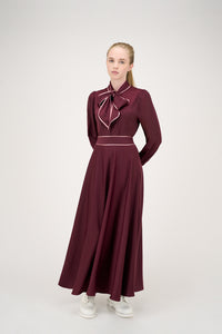 Jennifer Blouse Eggplant #8602BUR