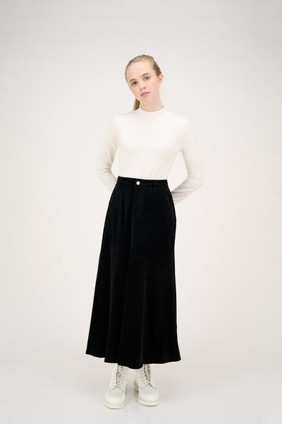 Maxine Skirt Black Corduroy #8542CRP