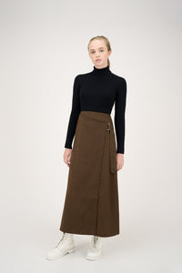 Agnes Skirt Dotted Brown #8605BDT