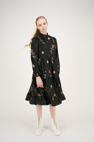 Emily Dress Velour Roses #6106VR