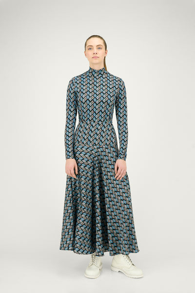 Jersey Top with Colored Shapes #8455CLRFL