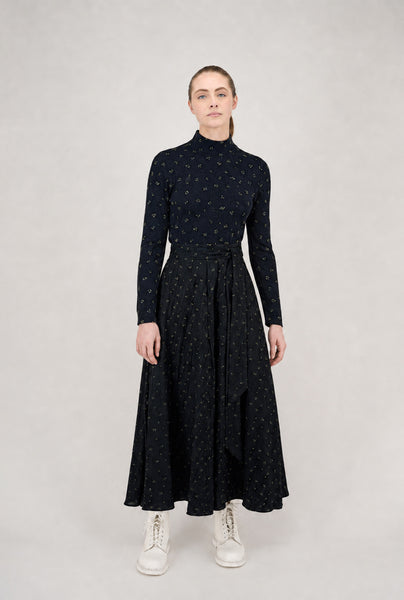 Jersey Top Tiny Flower Print #8455BYF