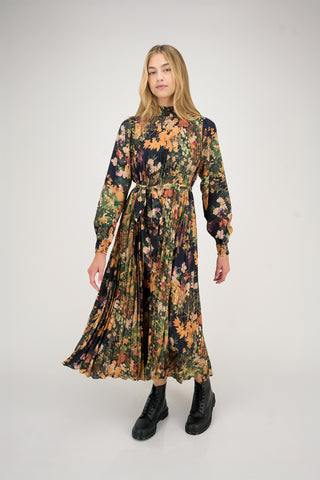 Jamie Dress Orange/ Purple #8412LSMC