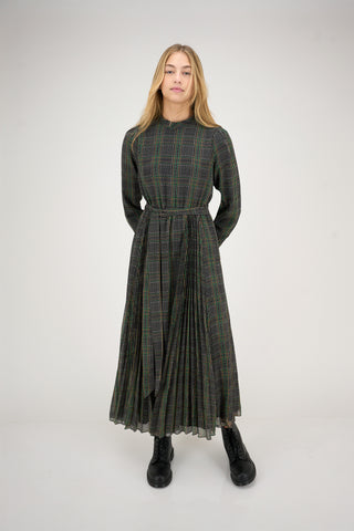 Judith Dress Green Lines #8414PLG