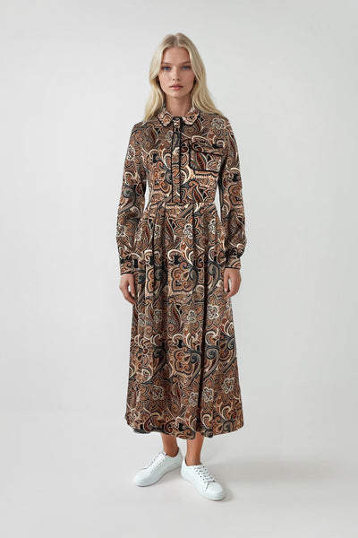 Carmen Dress in Paisley #8612BB