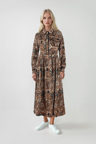 Carmen Dress in Paisley #8612BB