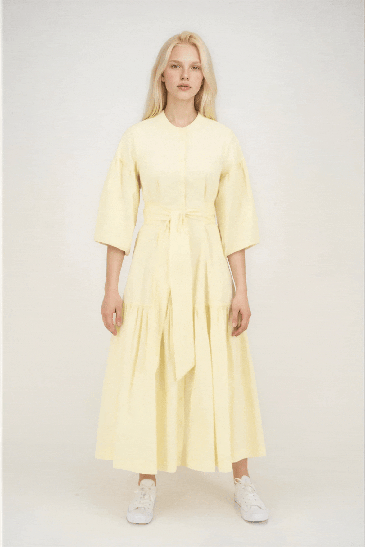 Betty Dress in Yellow #8741PY FINAL SALE – Zaikamoya