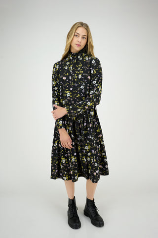 Gloria Dress Multicolor Flowers #8618FF