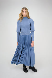Klara Skirt Dusty Blue #8213DB