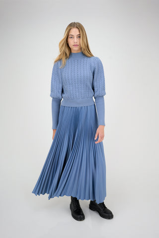 Klara Skirt Dusty Blue #8213DB