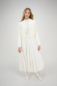 Paulina Cardigan Ivory #8630ZK