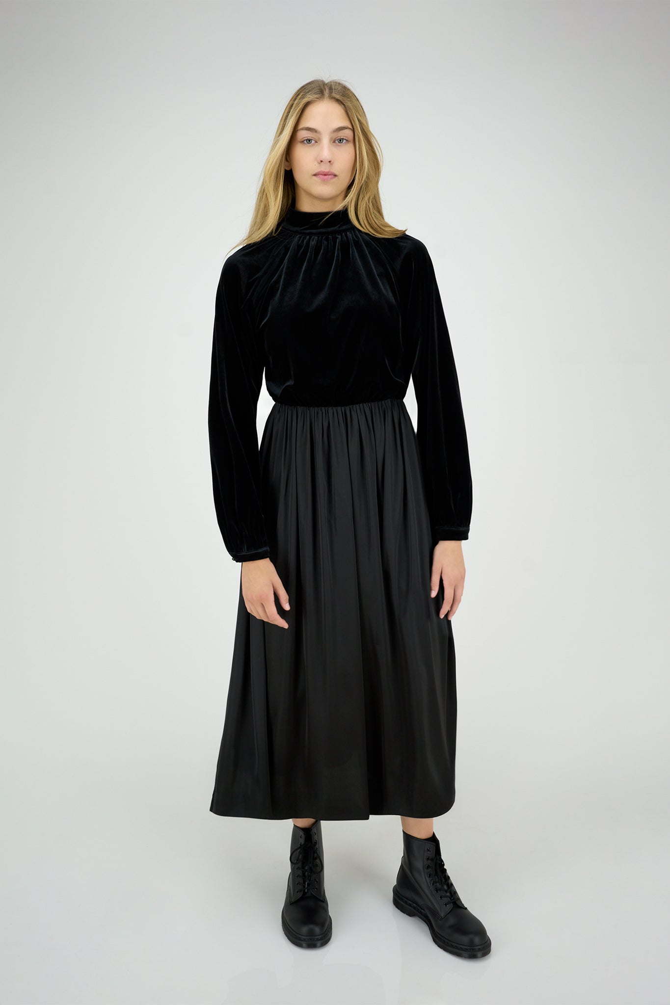 Michelle in Black Combo Fabric #8467