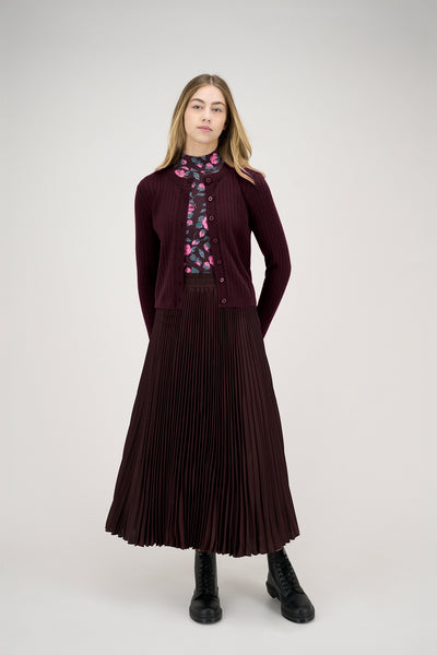 Patti Cardigan in Plum #8847PLZK