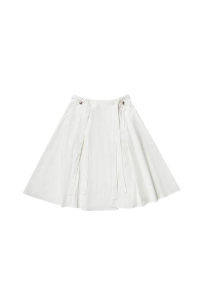 White Skirt with Buttons #1660 FINAL SALE