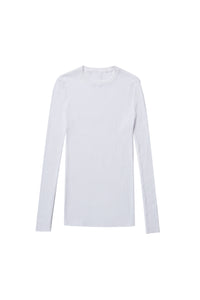 White Ribbed Sweater  #1650ZK