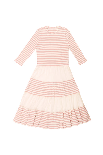 Striped Tull Dress #1528
