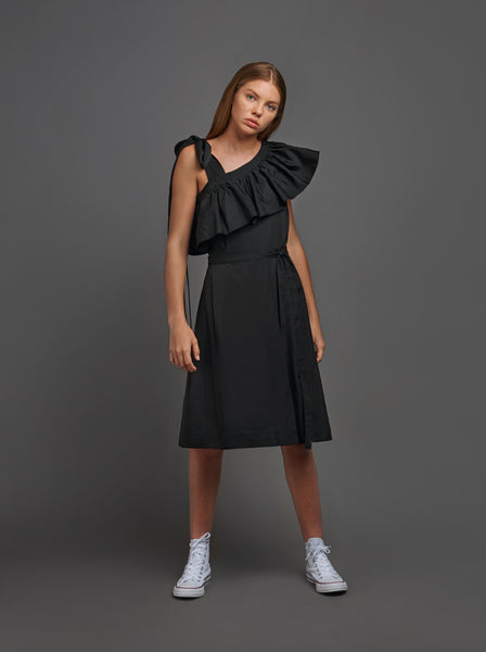 Black Wrap Skirt #2306 FINAL SALE
